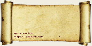 Janko Žebeljan vizit kartica